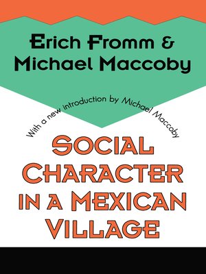 cover image of Social Character in a Mexican Village